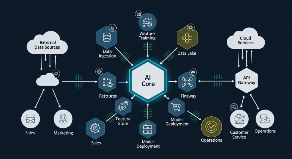 AI model system integration