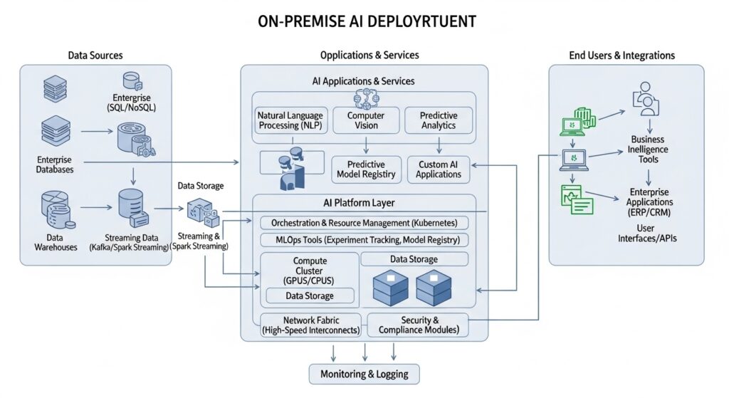 on-prem AI model architecture