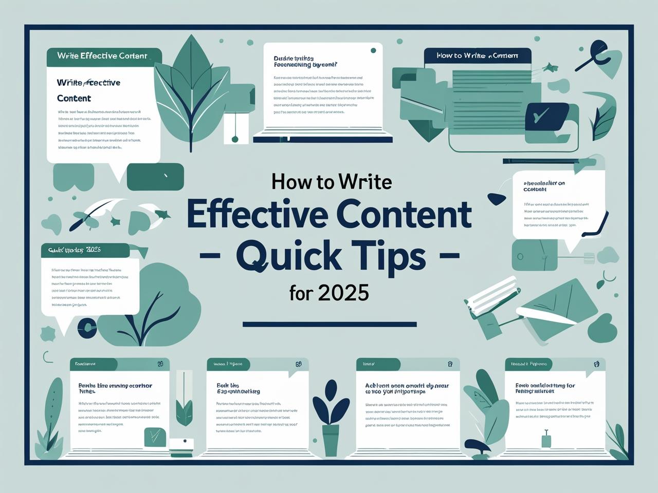 How to Write Effective Content – Quick Tips for 2025